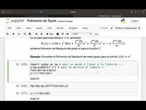 Polinomio de Taylor en Python