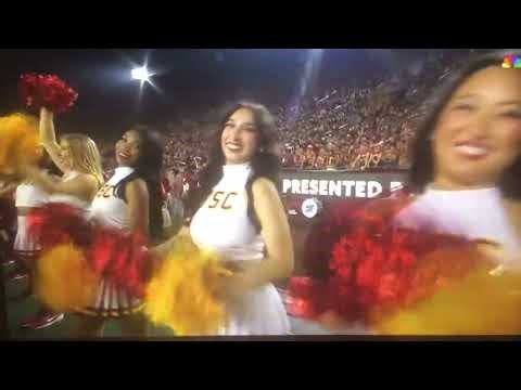 UCLA and USC Cheer Teams