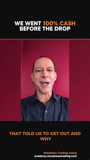 NASDAQ dropped 8.5%. We were in cash. 💵 Join Deron LIVE Apr 9 — link in bio! 👇 #mtgtribe #nasdaq