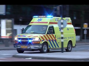8x A1 Chevy Ambulances naar meldingen in Amsterdam