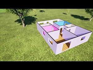 Plan d'une maison à 3 chambres : guide complet du dessin