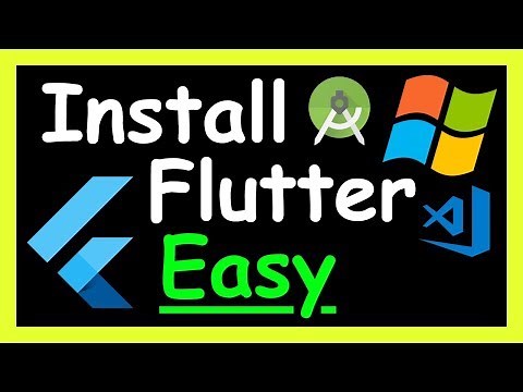 How to install Flutter on Windows 10 on Visual Studio Code and Android Studio - 😱 Easy 😱