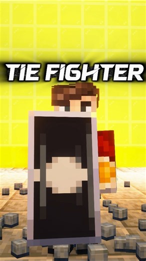 Minecraft: TIE FIGHTER Banner Design #minecraft #shorts