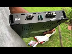 BOSS Audio Systems R2000M Monoblock Car Amplifier review on 2 12s 1200 watt subs.