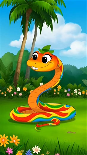 snake dancing video #DancingSnake #JungleVibes #ColorfulCreatures #SnakeDancev#cartoon #shorts