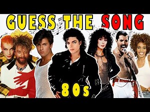 Guess The Song 80s 🎶 Music Quiz | The Sing Along Song 80s | 100 Songs