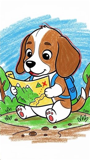 Watch These Dog Colouring Pages Come to Life #coloringpages #coloringadventure #coloringsquared