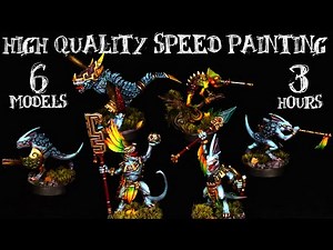 Become a SPEED PAINTING Master! Direchasm Seraphon