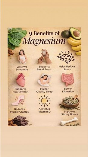 Why Your Body Needs Magnesium #magnesiumbenefits #sleepsupport #healthhacks #healthtips #habits