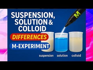 👉Suspension, Solution & Colloid Explained with Easy Experiment🔍| Clear Concepts in 5 Minutes!#AZChem