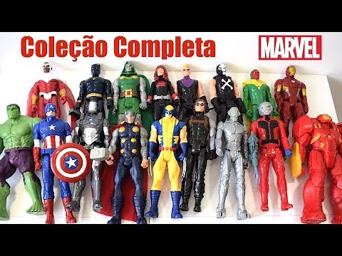 Marvel Avengers Complete Collection Dolls - The Avengers - Iron Man, Captain America, Hulk