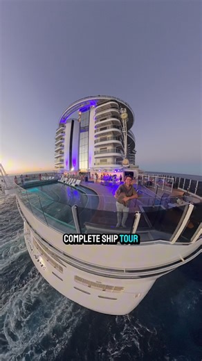 𝗚 𝗔 𝗕 𝗥 𝗜 𝗘 𝗟 | 𝗧𝗵𝗲 𝗖𝗿𝘂𝗶𝘀𝗲 𝗩𝗶𝗯𝗲 on Instagram: "I explored every corner of the MSC Seascape and I take you on a full ship tour in under a minute! 🚢✨ The MSC Seascape is part of the Seaside EVO class and started sailing at the end of 2022. It’s over 170,000 gross tons and can carry close to 6,000 passengers! It features more than 15 dining options, the Robotron robocoaster, and a multi-story water park with slides 🌊 Currently sailing from Miami — and soon moving to Texas in j