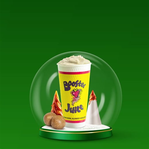 Merry & Bright Holiday Treats at Booster Juice