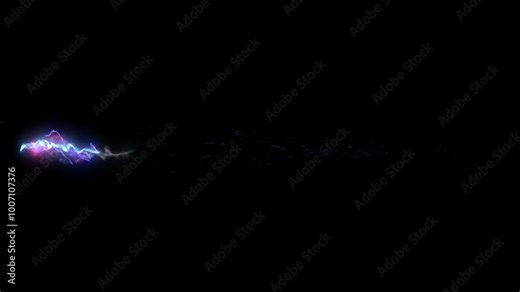 Electric bolts and flames - electrical arcs exploding outwards .4K black png background. More elements in our portfolio.