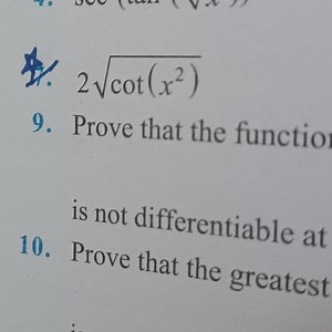 Find the derivative of 2 \sqrt{\cot(x^2)}.... | Filo
