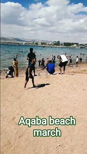 ⛱️ Aqaba beach jordan 🏖️ #travel