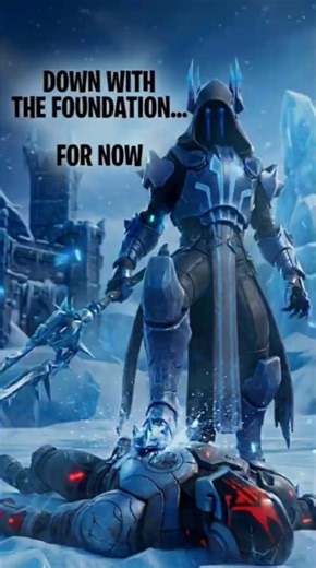 The ICE KING Just Froze Team Foundation! ❄️👑 #fortnite #shorts