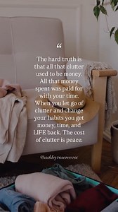 10K views · 114 reactions | Clutter is robbing you of your time,...