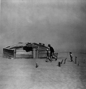 Arthur Rothstein, Dust Storm, Cimarron County, Oklahoma, April 1936