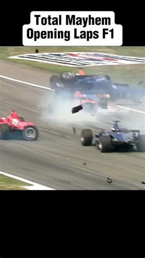 Opening Laps in F1 Were Pure Chaos #crashcompilation #formula1 #f1shorts