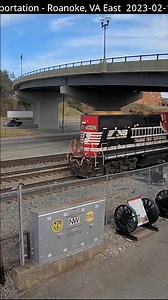 Roanoke, VA NS 5642 Training First Responders #trains #norfolksouthern #railroads #reelsfb #reels #trainreels #railfans #trainwatching #virtualrailfan | Virtual Railfan