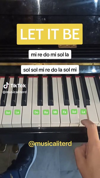 Easy Piano Tutorial: Let It Be