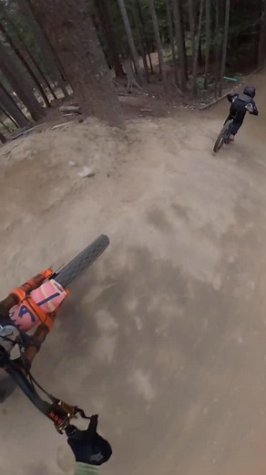 Manual Monday ⚔️ Mason wasn’t very impressed with the lanual pass on A-Line 😂 @mason_and_aspen #manualmonday #mtb #bike #pov #iamspecialized | Cody Kelley