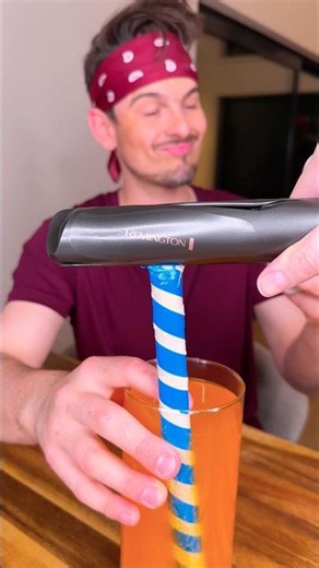 How to surprise your brother with STRAW properly?😅❤️🥤| CHEFKOUDY
