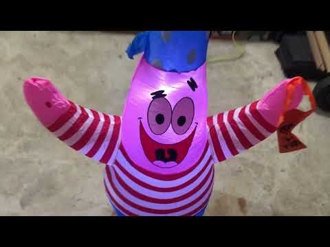 Patrick Star Halloween Inflatable Review ⭐ Is This SpongeBob Decoration Worth It?