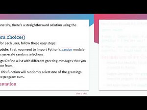 How to Make Your Python Program Print a Different Response Each Time