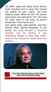 The First Words Johnny Cash Said After His Final Recording