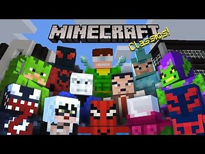 Minecraft Bedrock : Marvel Spider-man Skin Pack