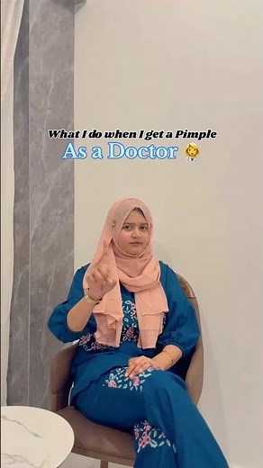 What I do when I get a pimple as a doctor #pimple #glassskin #shorts #acnetreatment #mbbs