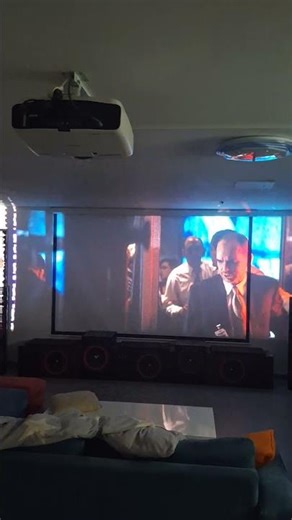 A 35mm film projection