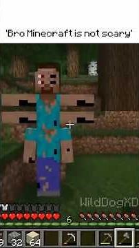 Bro Minecraft is not scary #minecraft #scary #minecraftcreepypasta