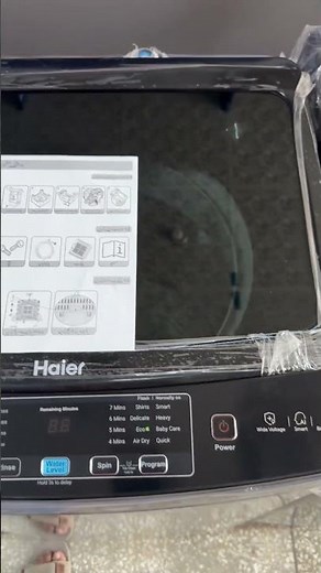 Haier Latest Model 10 kg Automatic Washing Machine Model HWM 100-826S6 #Haier #reels #trending