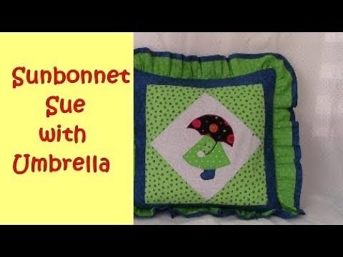 Sunbonnet Sue With Umbrella