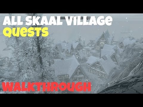 Skyrim SE: All Skaal Village Quests Walkthrough
