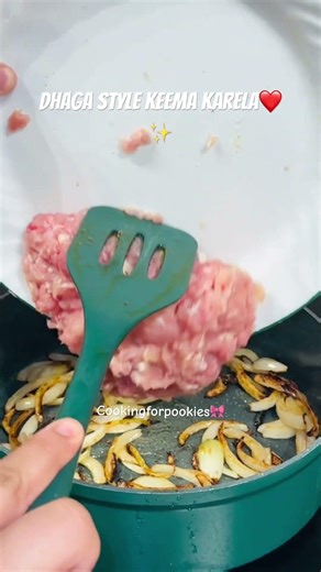 Dhaga Style Keema Karela❤️✨#viralvideo #subscribemychannel #foodlovers #cookingforpookies🎀