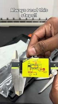 How to start Mitutoyo digital caliper for very first time. #mitutoyo #metrology #calibrationlab