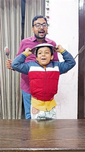 The Best Way to Announce a Hero! 😂 Arham & Dad #shorts #ArhamJain