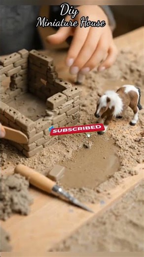 Unbelievable Miniature Clay House |Step by Step DIY|Shorts #shorts #diy @ArtisCraftersS