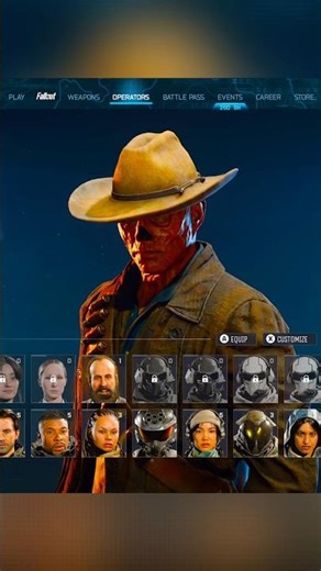 ALL FALLOUT OPERATOR SKINS ☢️🔥 #blackops7 #callofduty #warzone #fallout