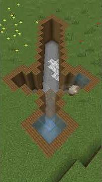 Minecraft Diamond Sword House Build Timelapse | #shorts