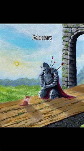 Old knight painting vs new knight painting #art #painting #knight #digitalart #medieval