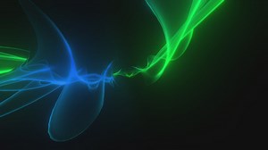 Traveling inside a torus with green and red lights - Free Stock Video