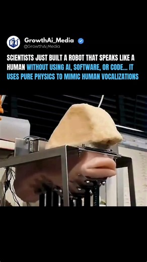 🚨 This Robotic Mouth Speaks Like a Human Using Physics – No AI, No Code, No Software