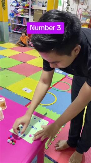 Number 3 #number #recognition #forkids #learnontiktok #finemotorskills #gross #counting #numberthree #3 #preschool #teaching #learningthroughplay #earlyyearseducation #child #ideas #easyway #heinthunaung