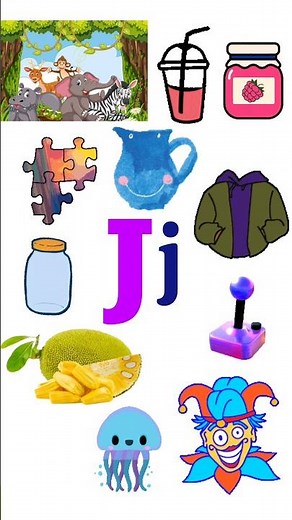 Phonics - The Letter J -Jolly Phonics​ /j/ sound -​'j' words | Letter Sounds
