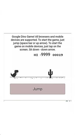 "Endless Chrome Dino Dragon Loop 🎮 | Relaxing Animation"